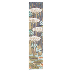 Verneuil Dragonfly Water Lily Art Nouveau: Vintage Short Table Runner