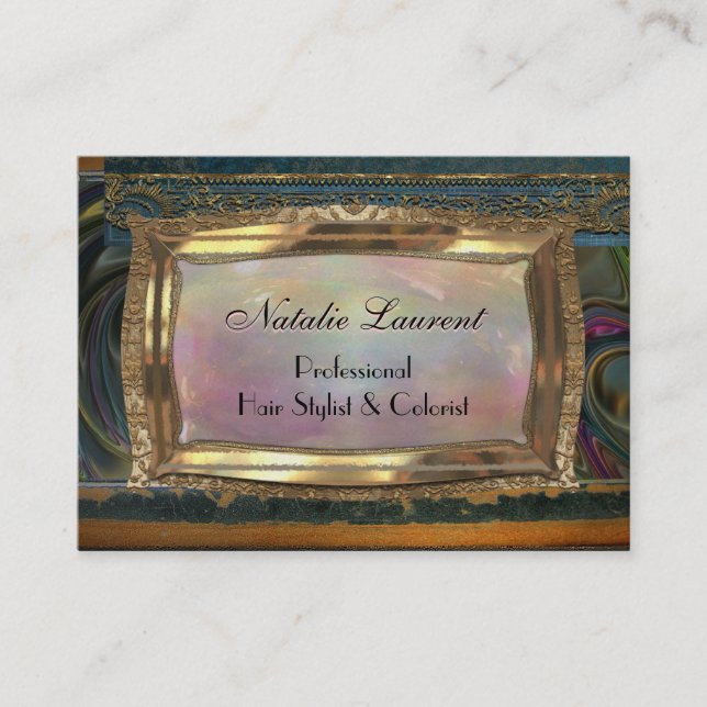 Vernfield elegant Professional Business Business Card (Front)