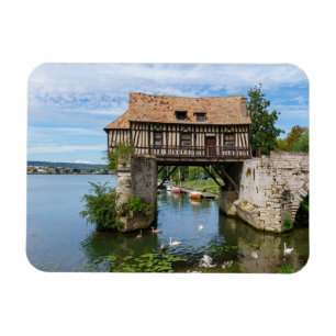 Vernon Old mill (vieux moulin) - Normandy, France Magnet
