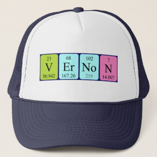 Vernon periodic table name hat
