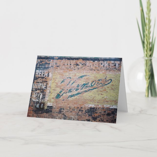 Vernors Card (Front)