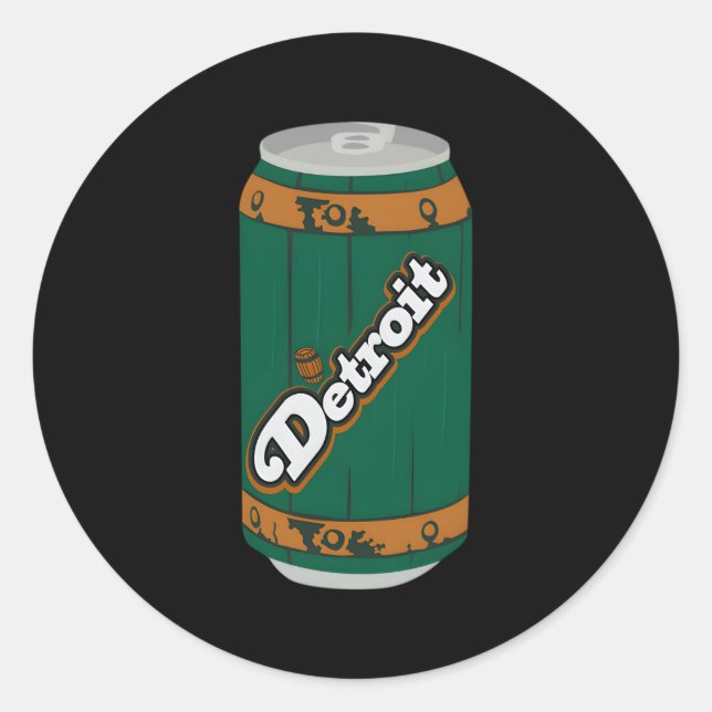 Vernors Classic Round Sticker (Front)