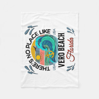 Vero Beach, Florida Fleece Blanket