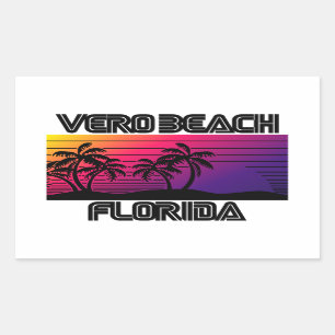 Vero Beach Florida Rectangular Sticker