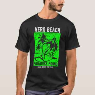 Vero Beach Florida Retro Distressed Style Souvenir T-Shirt
