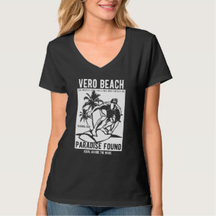 Vero Beach Florida Retro Style Souvenir T-Shirt