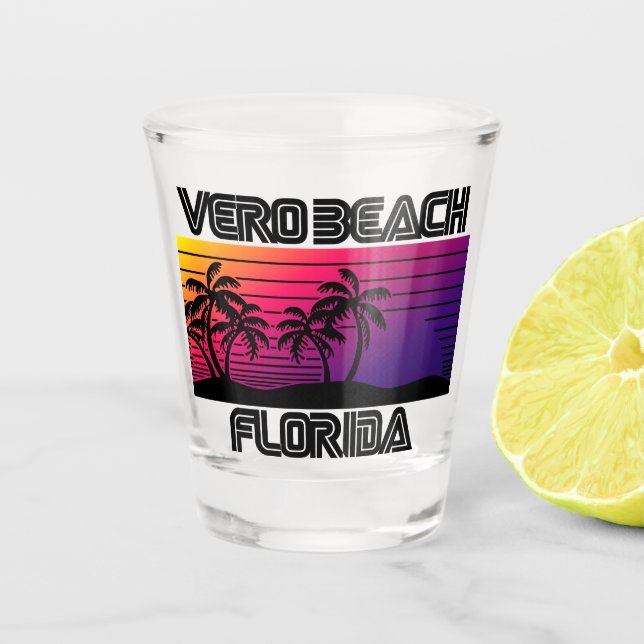 Vero Beach Florida Shot Glass (Front)