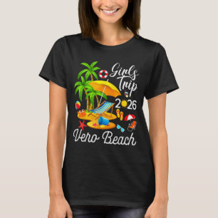 Vero Beach Florida Summer Tropical Design T-Shirt