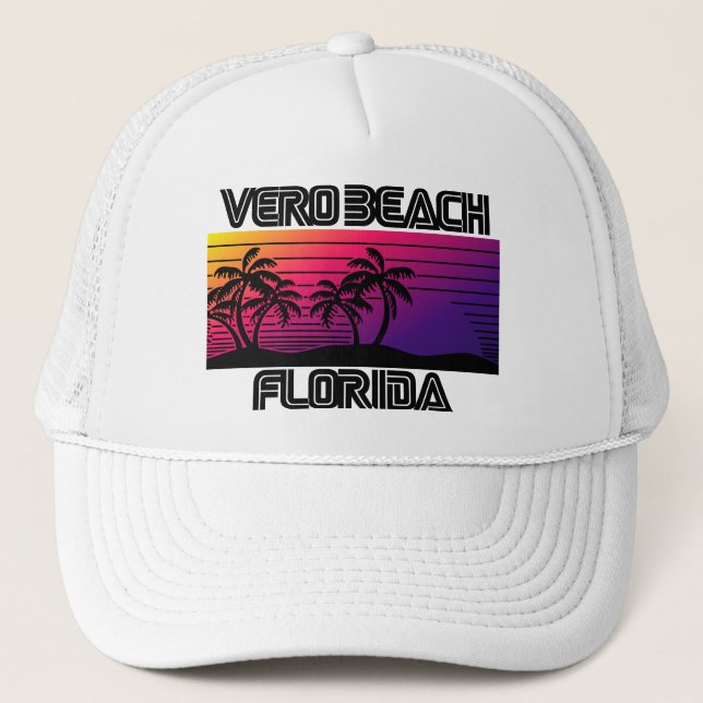 Vero Beach Florida Trucker Hat (Front)