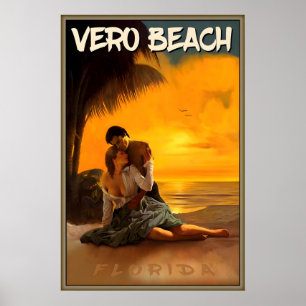 Vero Beach Sunrise Indian River County Florida Poster