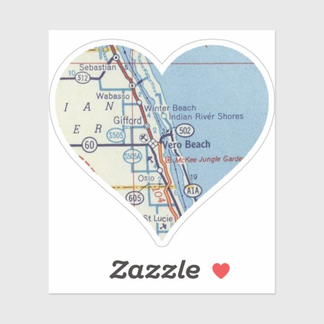 Vero Beach Vintage Map (Sheet)