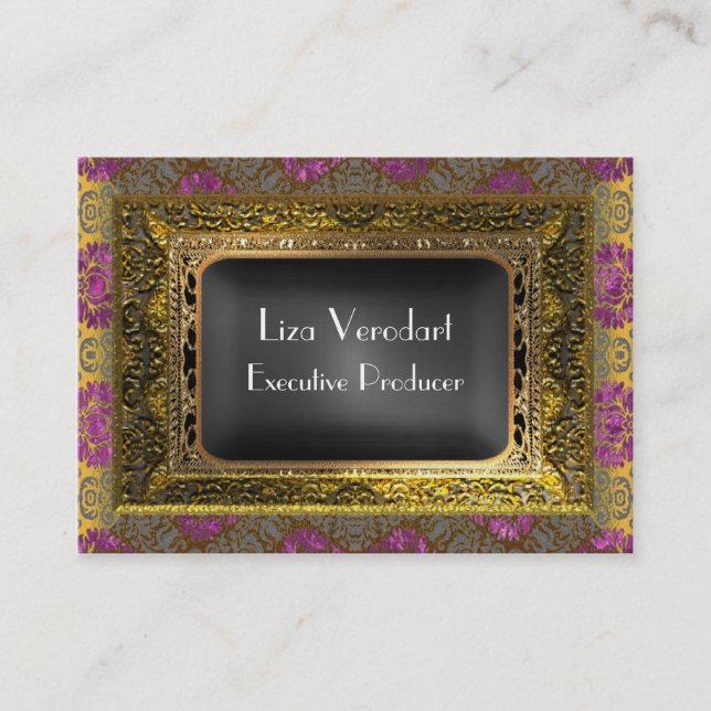 Verodart Porte  Elegant Professional Business Card (Front)