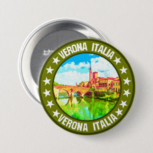 Verona                                             7.5 cm round badge