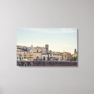 Verona architecture, Italy Canvas Print