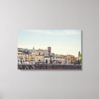 Verona architecture, Italy Canvas Print
