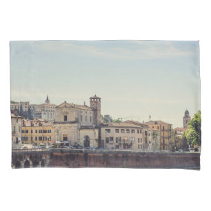 Verona architecture, Italy Pillowcase
