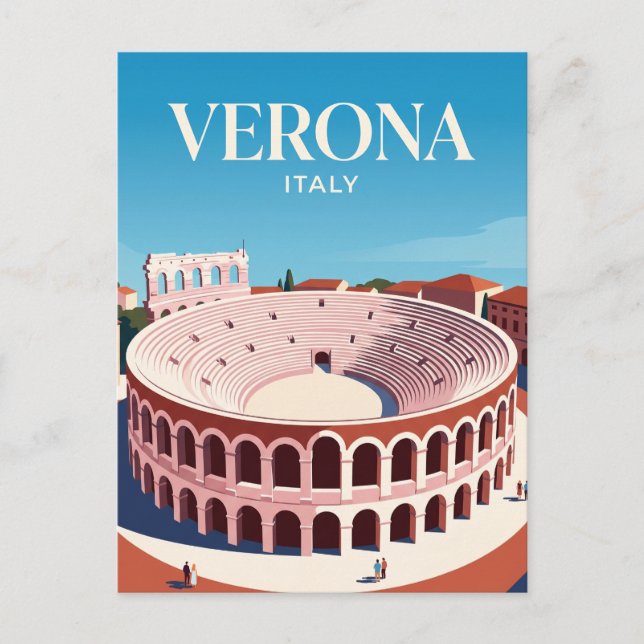 Verona Arena Italy Postcard (Front)