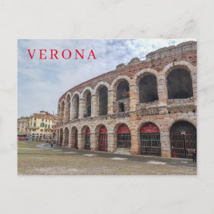 Verona Arena side view postcard