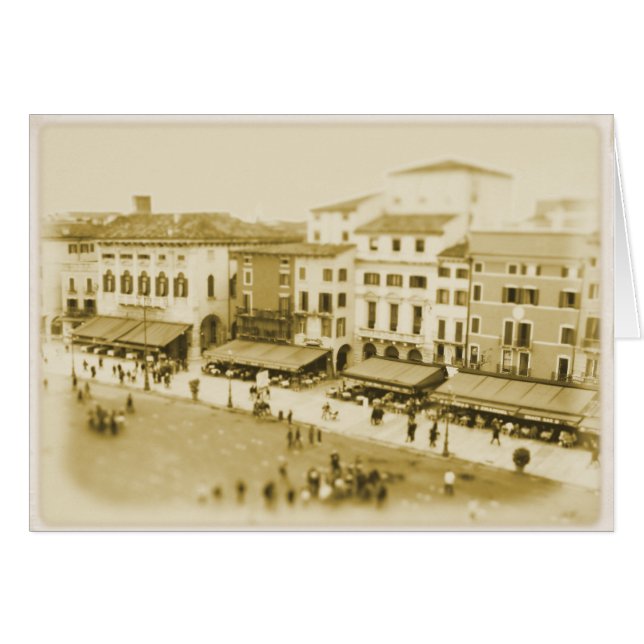 Verona Cafe - Let's Do Lunch - Greeting Card (Front Horizontal)