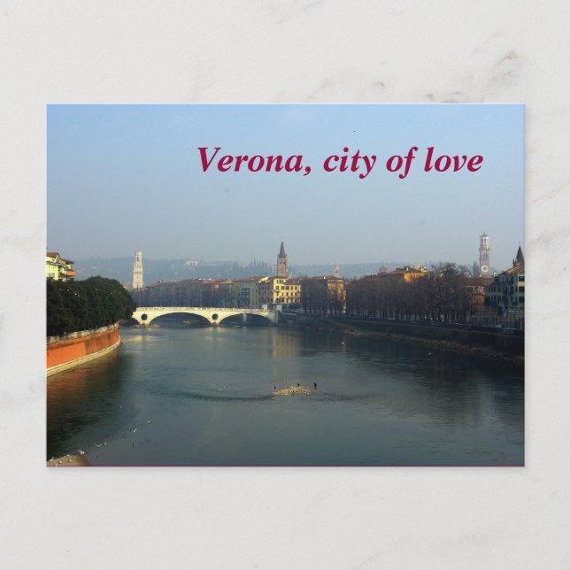 Verona, city of Love Postcard (Front)