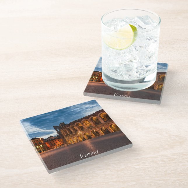 Verona Glass Coaster (Angled)