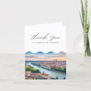 Verona Italy Blank Thank You Card