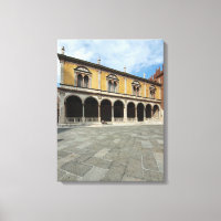 Verona Piazza Dante view canvas print