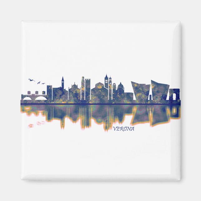 Verona Skyline Magnet (Front)