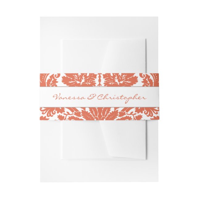 Verona Sunset Invitation Belly Band (Front Example)