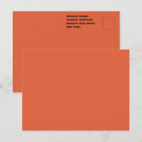 Verona Sunset Orange Solid Colour