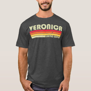 VERONICA Gift Name Personalised Retro Vintage T-Shirt