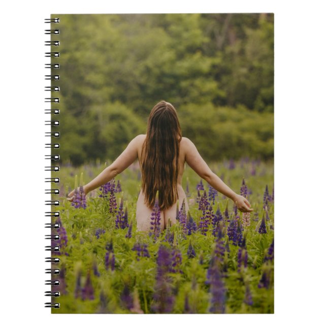 Veronica Lupines Spiral Notebook (Front)