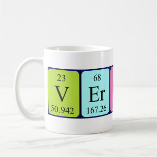 Veronica periodic table name mug