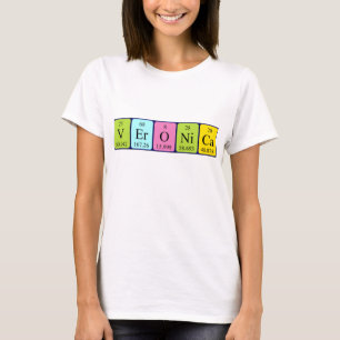 Veronica periodic table name shirt