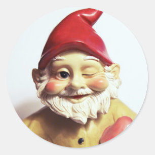 Veronica the Gnome Classic Round Sticker