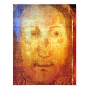 VERONICA'S VEIL THE SACRED FACE OF JESUS. PHOTO PRINT