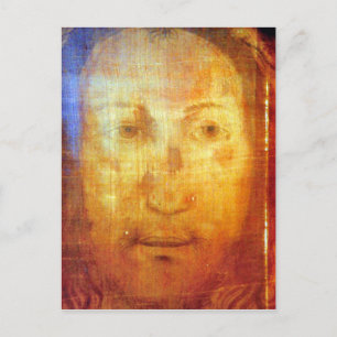 VERONICA'S VEIL THE SACRED FACE OF JESUS. POSTCARD