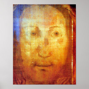 VERONICA'S VEIL THE SACRED FACE OF JESUS. POSTER