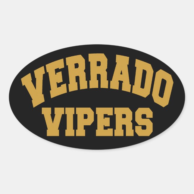 Verrado Vipers Oval Sticker (Front)