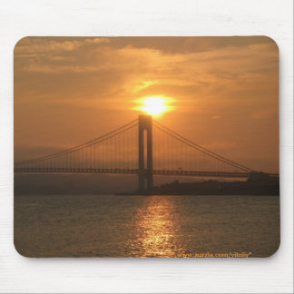 Verrazano bridge new york city mousepad