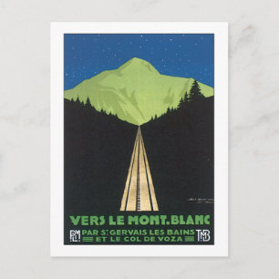 Vers le Mont Blanc Postcard