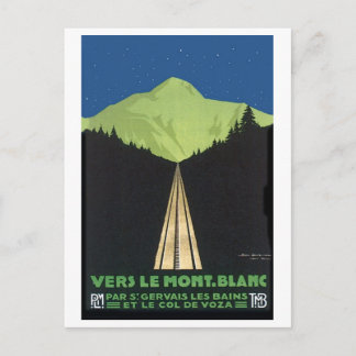 Vers Le Mont. Blanc Postcard