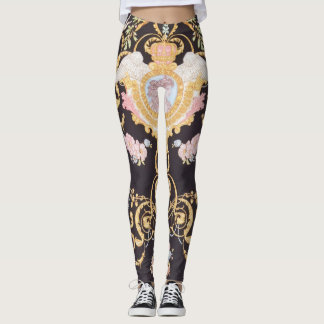 Versace Angel Collection pattern Leggings
