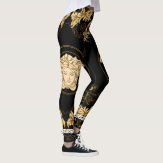 Versace New Season Modern Typography Design Leggings