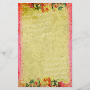 Versailles Collection Roses Stationery