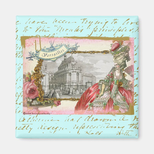 Versailles Marie Antoinette Magnet (Front)