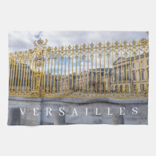 Versailles Palace railings tea towel