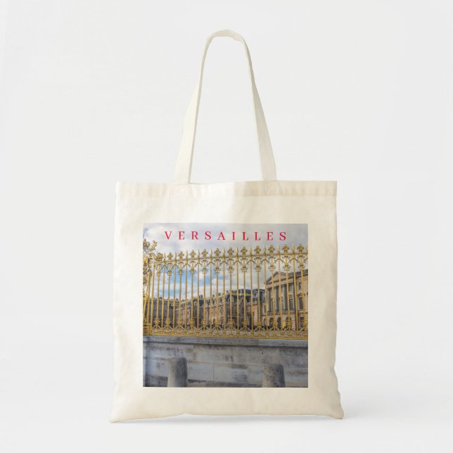 Versailles Palace railings view tote bag (Front)