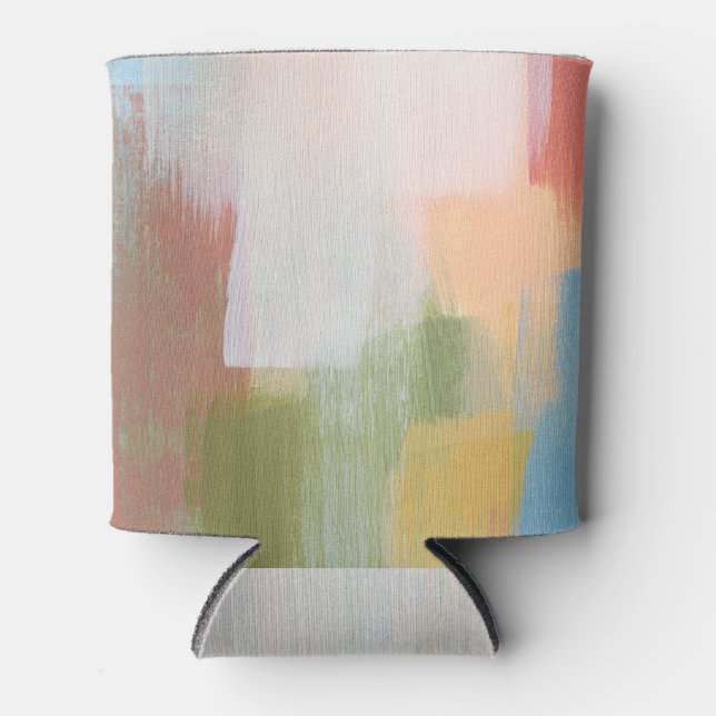 Versatile Abstract: Colourful Artistic Strokes Can Cooler (Front)