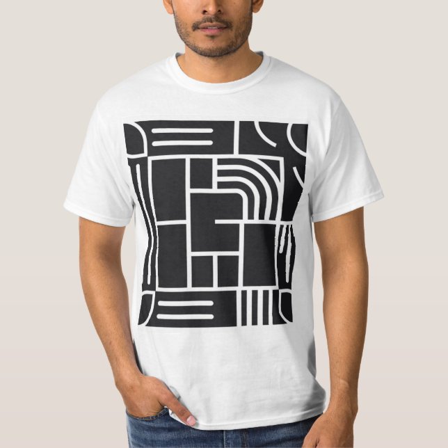 Versatile Abstract Design Tee (Front)